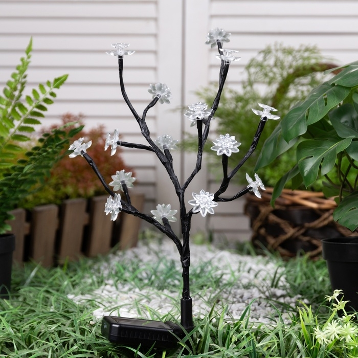 Светильник на солнечной батарее Светильник на солнечной батарее "ЭРА", "Сакура" 32 см, IP44, 16LED, 1реж, МУЛЬТИ