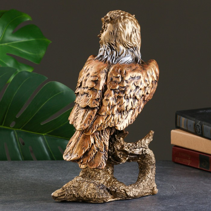 Фигура Фигура "Сова на коряге" бронза, 30см
