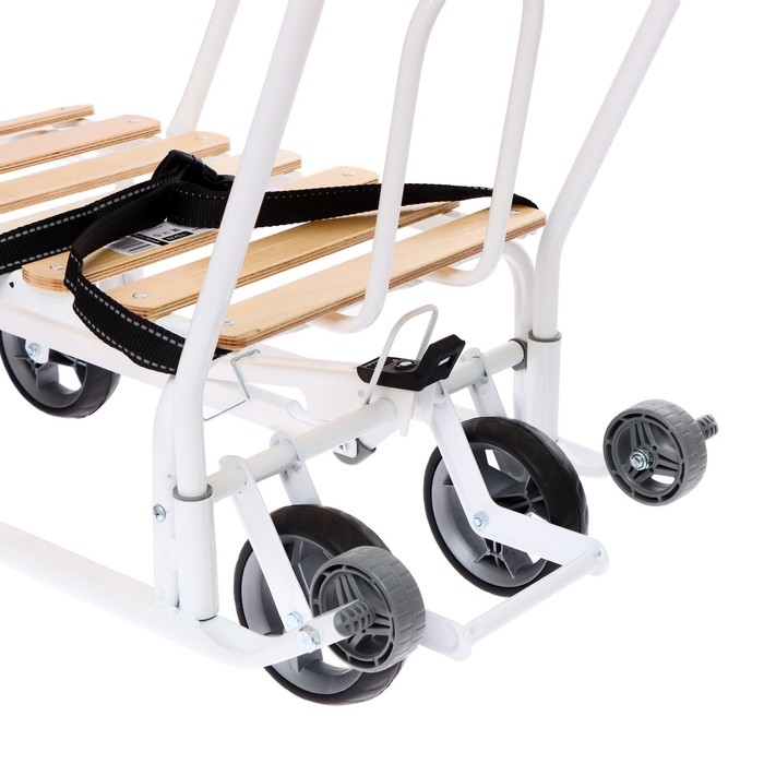 Санки «Тимка 5 универсал», цвет белый Санки «Тимка 5 универсал», цвет белый