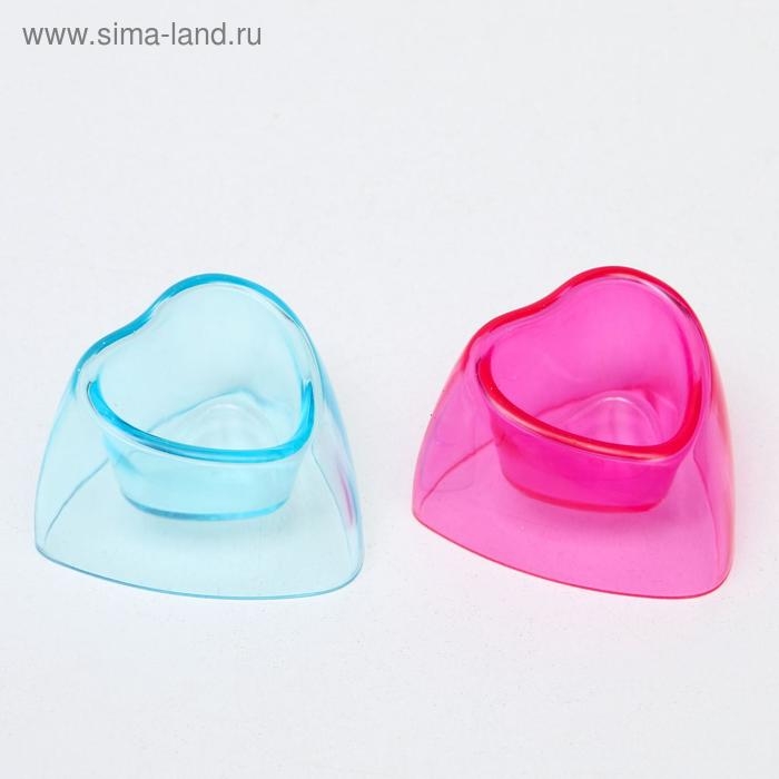 Миска для грызунов Carno прозрачная .7 х 6,7 х 4,3 см, микс цветов