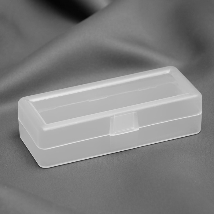 Контейнер для хранения мелочей, 12,5 × 5 × 3,3 см, цвет прозрачный