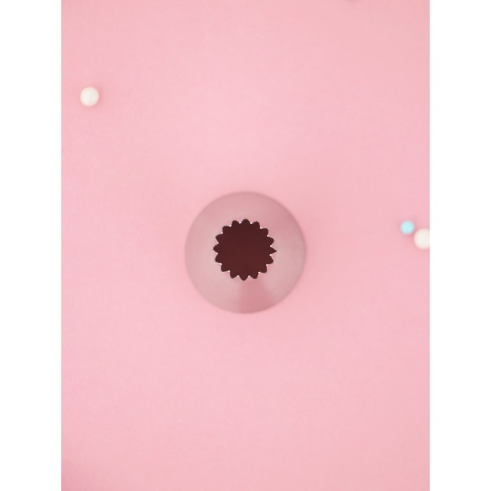 Насадка кондитерская KONFINETTA «Французская звезда», d=3,4 см, выход d=1,4 см, нержавеющая сталь Насадка кондитерская KONFINETTA «Французская звезда», d=3,4 см, выход d=1,4 см, нержавеющая сталь