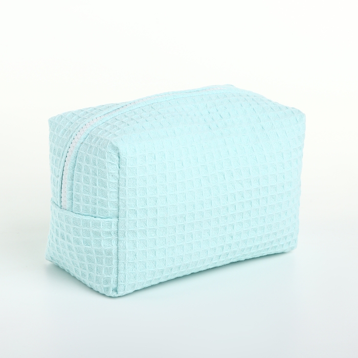 Косметичка на молнии TEXTURA, цвет бирюзовый Косметичка на молнии TEXTURA, цвет бирюзовый