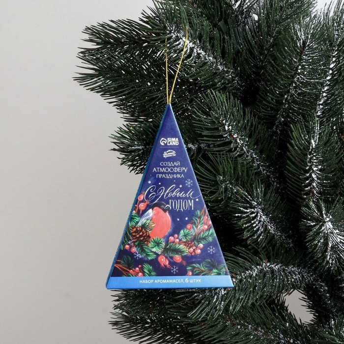 Аромамасла новогодние «С Новым годом» на Новый год, набор 6 шт, 3 мл Аромамасла новогодние «С Новым годом» на Новый год, набор 6 шт, 3 мл
