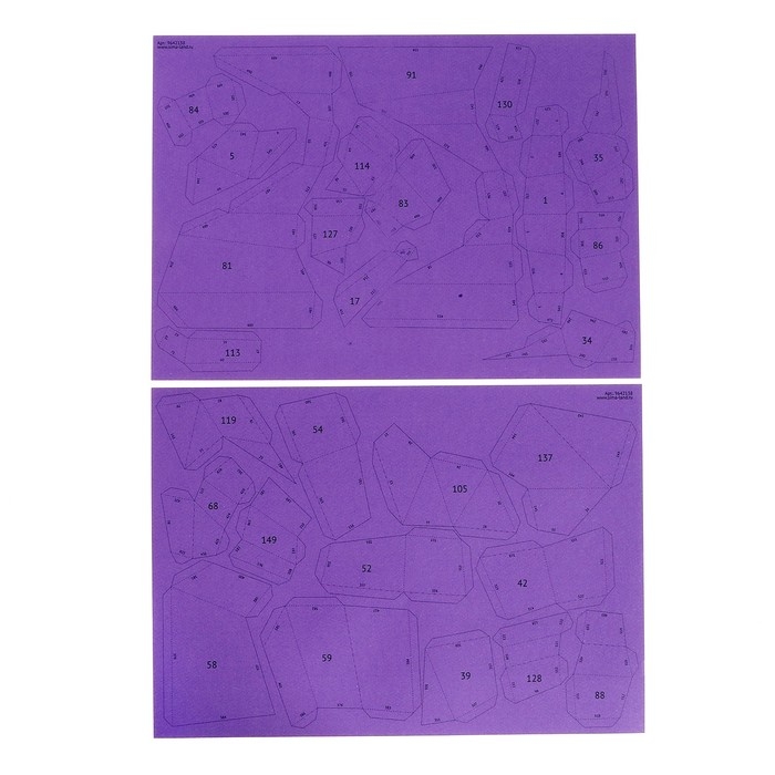 Конструктор полигональный «Дракон», 151 деталь Конструктор полигональный «Дракон», 151 деталь