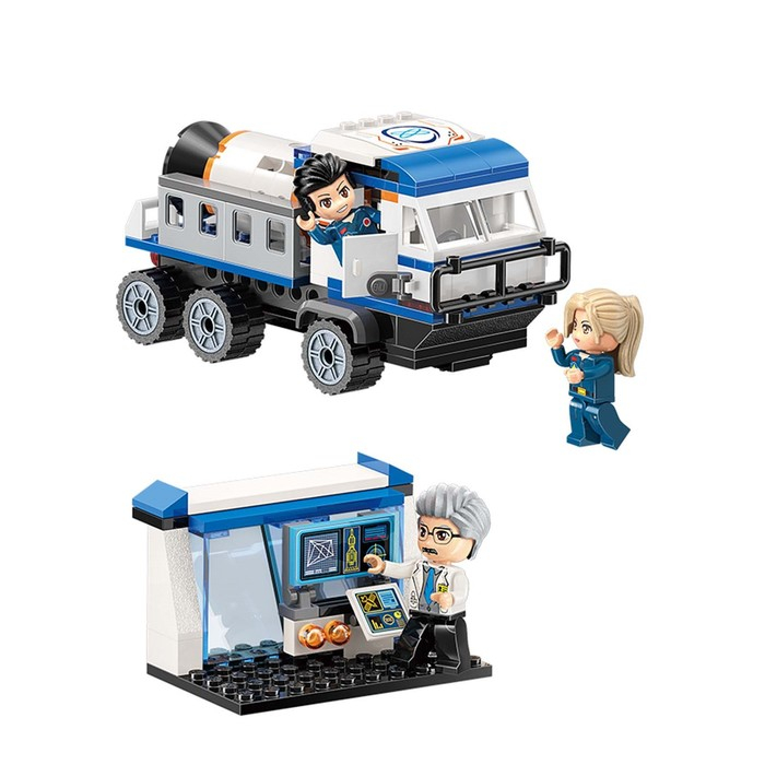 Конструктор Космос «Космодром», 4 минифигуры и 632 детали Конструктор Космос «Космодром», 4 минифигуры и 632 детали