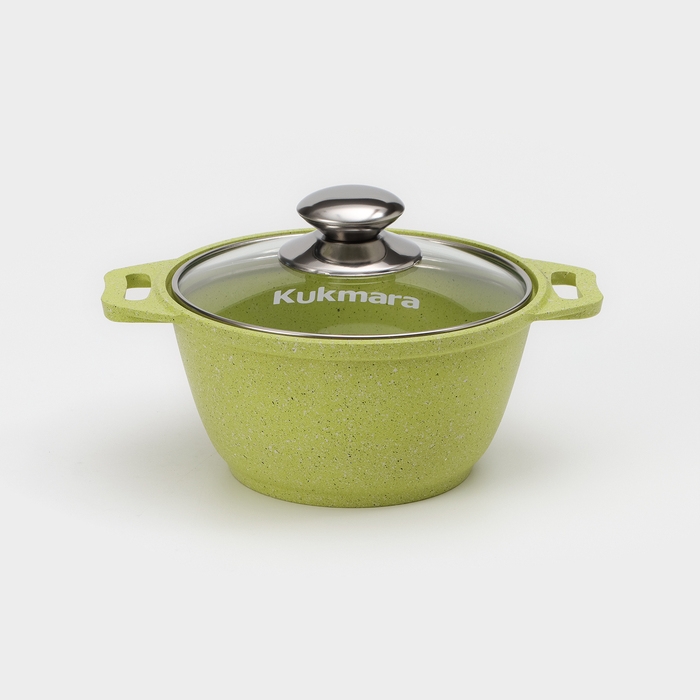 Кастрюля Trendy style, 1 л, антипригарное покрытие, цвет зелёный Кастрюля Trendy style, 1 л, антипригарное покрытие, цвет зелёный