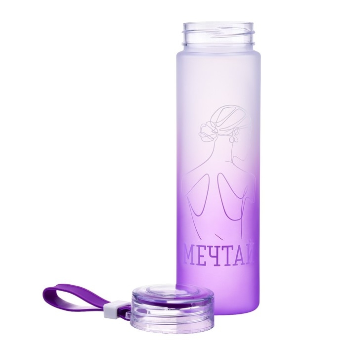 Бутылка для воды, 460 мл,  Бутылка для воды, 460 мл, "Мечтай"