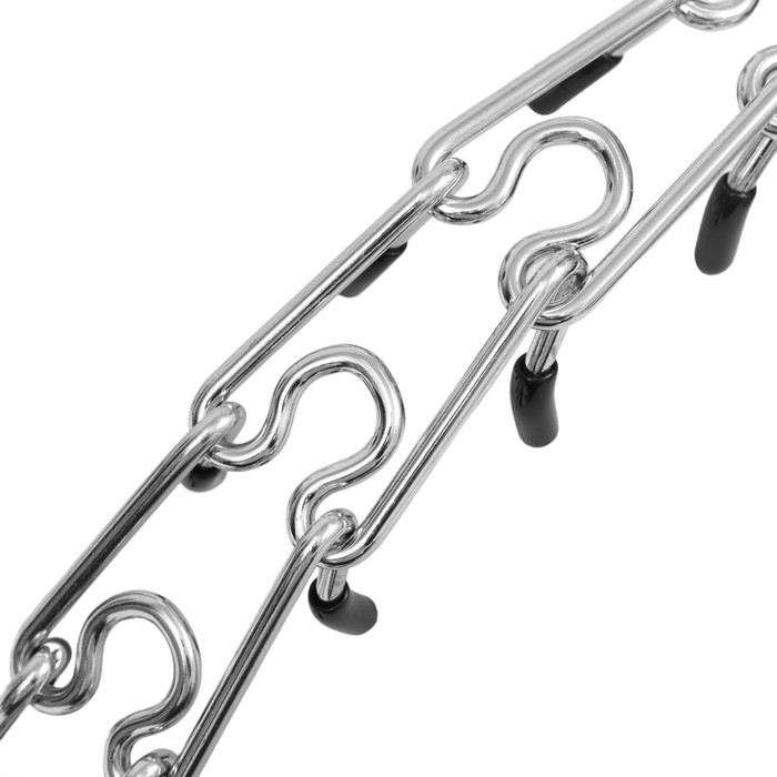 Ошейник - полуудавка строгий с защитными колпачками, 3,5 мм х 55 см Ошейник - полуудавка строгий с защитными колпачками, 3,5 мм х 55 см