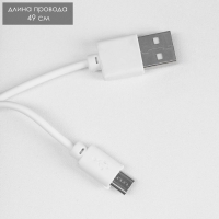 Ночник "Космонавт" LED 1.5Вт USB АКБ белый 9,5х8х10,5 см RISALUX