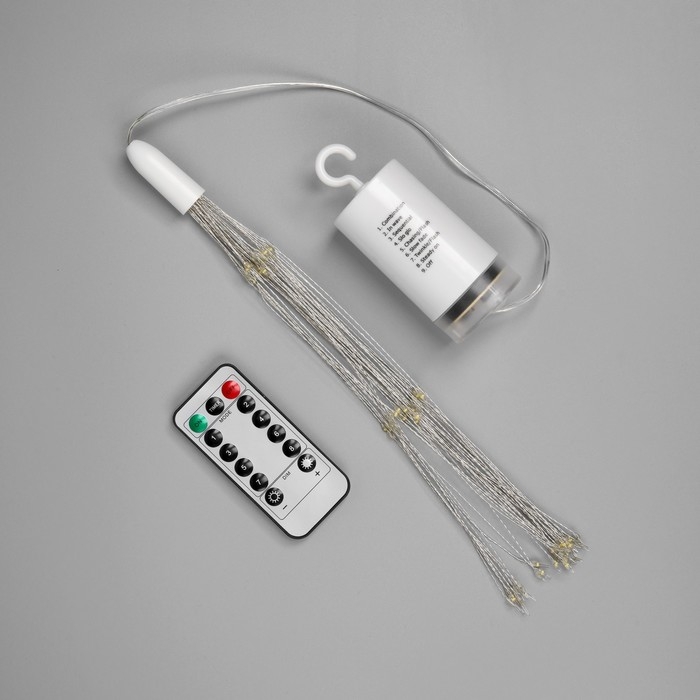 Фигура светодиодная  Фигура светодиодная "Салют", ААx4 (не в компл.), 120 LED, свечение теплоё белое