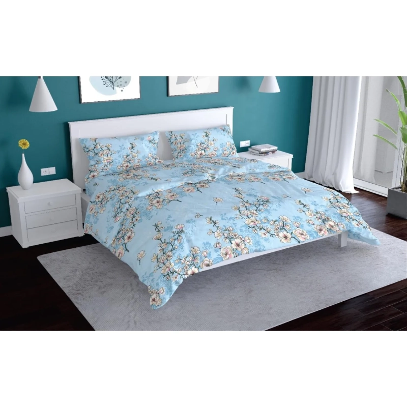 Постельное белье 2сп,Matsuyama набивн.бязь 120г/м2 (нав.70х70-2шт),28295