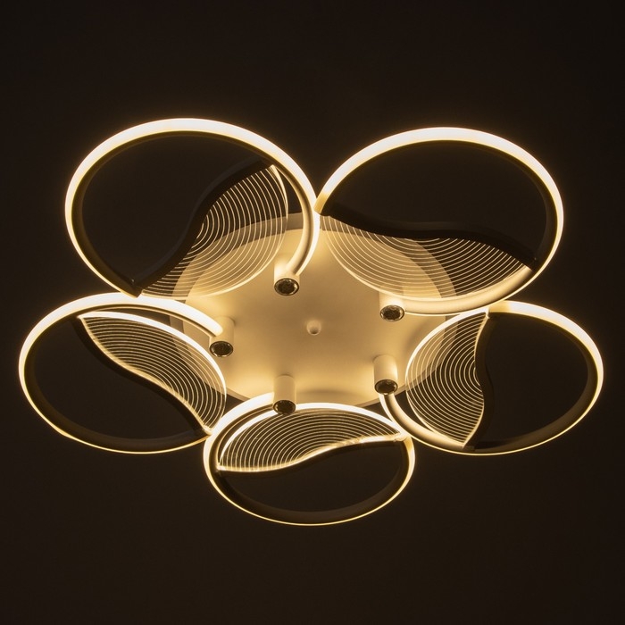 Люстра Люстра "Анита" 5хLED 90Вт 3000-6000К RGB белый 65х65х8см