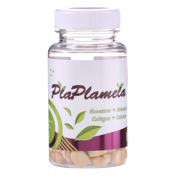 Коллаген + Кальций PlaPlamela, 120 таблеток по 600 мг Коллаген + Кальций PlaPlamela, 120 таблеток по 600 мг