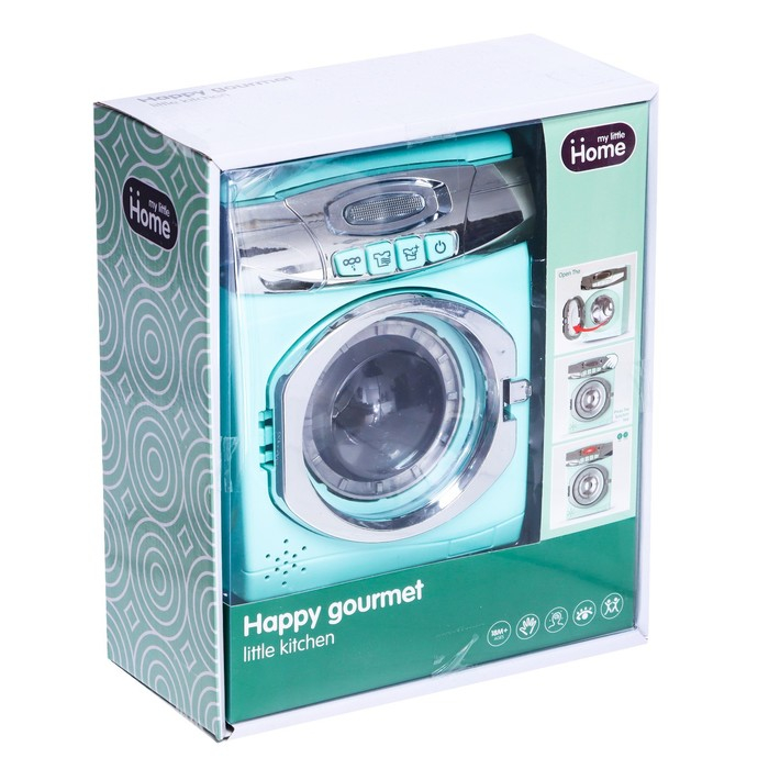 Бытовая техника «Стиральная машина», свет, дверца открывается Бытовая техника «Стиральная машина», свет, дверца открывается