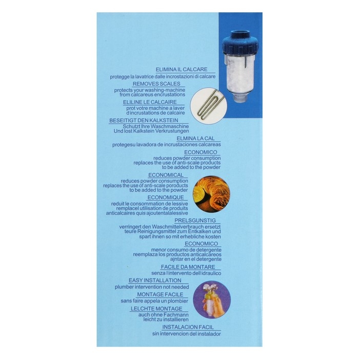 Корпус проходного фильтра ZEIN, для бытовой техники, 3/4‘‘, без наполнителя Корпус проходного фильтра ZEIN, для бытовой техники, 3/4‘‘, без наполнителя