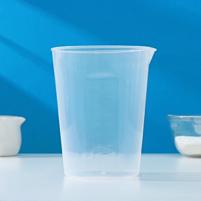 Стакан мерный Доляна, 1 л, цвет прозрачный Стакан мерный Доляна, 1 л, цвет прозрачный