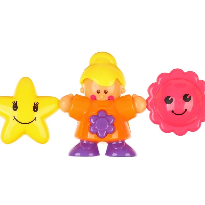 Растяжка на коляску/кроватку «Человечки», 3 игрушки, Крошка Я Растяжка на коляску/кроватку «Человечки», 3 игрушки, Крошка Я