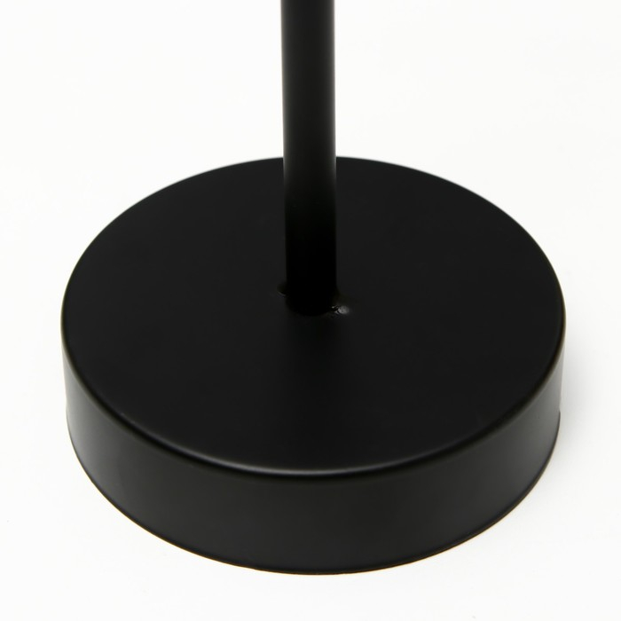 Ночник настольный Ночник настольный "Сердце" LED от батареек 3хААА черный 11х16,5х36,4 см RISALUX