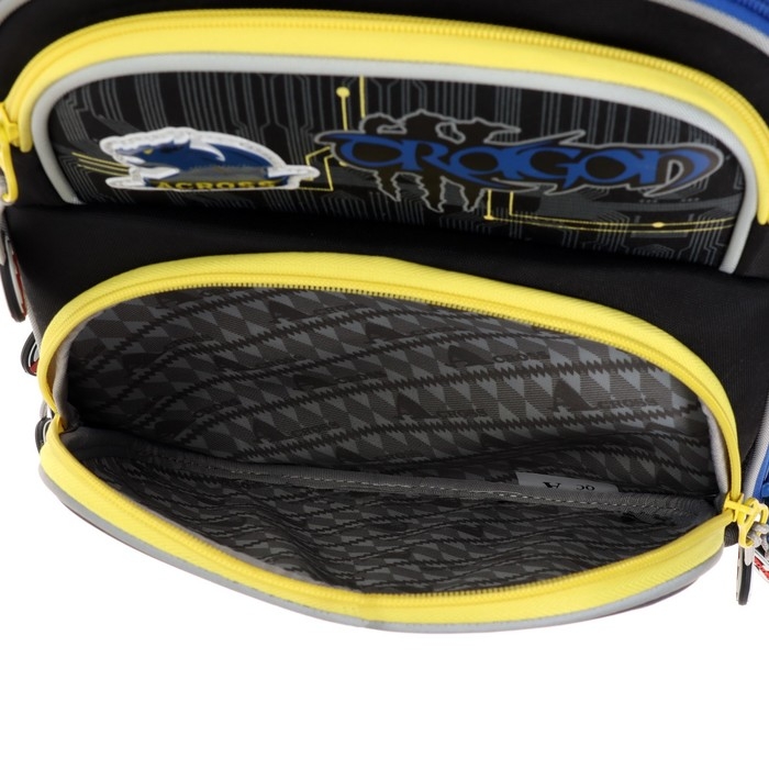 Рюкзак каркасный 35 х 28 х 15 см, Across 178, наполнение: мешок, пенал, синий ACR22-178-2 Рюкзак каркасный 35 х 28 х 15 см, Across 178, наполнение: мешок, пенал, синий ACR22-178-2