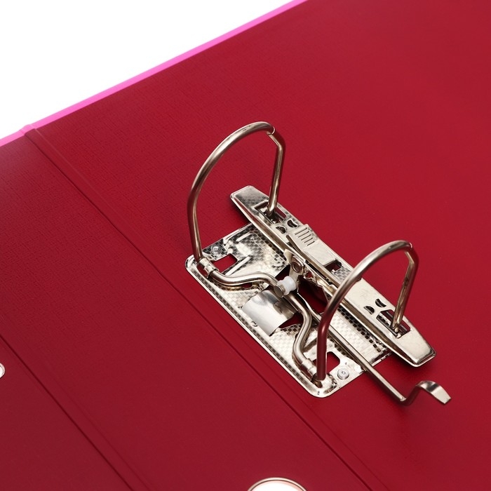 Папка-регистратор А4, 75 мм, Lamark, ПВХ, двухстороннее покрытие, металлическая окантовка, карман на корешок, собранная, розовый/бордовый Папка-регистратор А4, 75 мм, Lamark, ПВХ, двухстороннее покрытие, металлическая окантовка, карман на корешок, собранная, розовый/бордовый