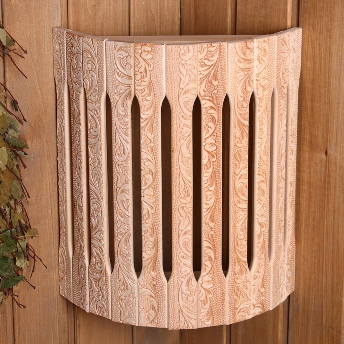 Абажур деревянный угловой Абажур деревянный угловой "Русские узоры" 31х27х11 см