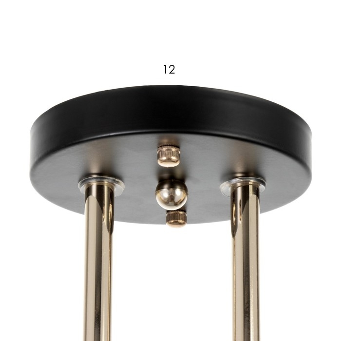 Люстра Люстра "Эстэт" 2хЕ27 40Вт черный 36х36х23,5см BayerLux