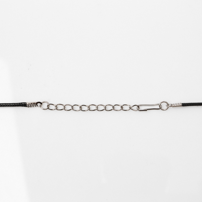 Кулон унисекс «Скорпион», цвет чернёное серебро на чёрном шнурке, 42 см