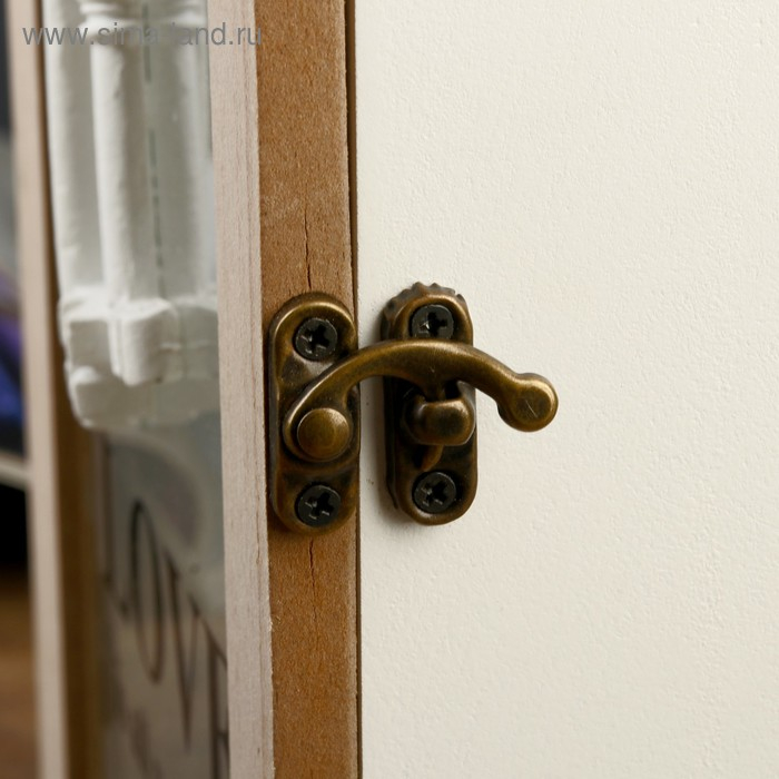 Ключница дерево 5 крючков Ключница дерево 5 крючков "Ключи. Любовь" 26х19х6 см