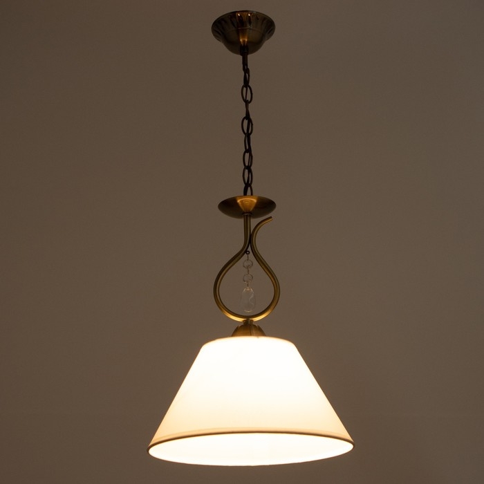 Люстра Люстра "Несса" 1хЕ14 40т бронза 26х26х30 см