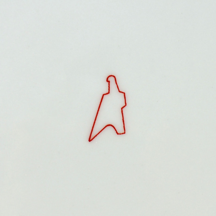 Тарелка фарфоровая «Розовый цветок», d=24 см Тарелка фарфоровая «Розовый цветок», d=24 см