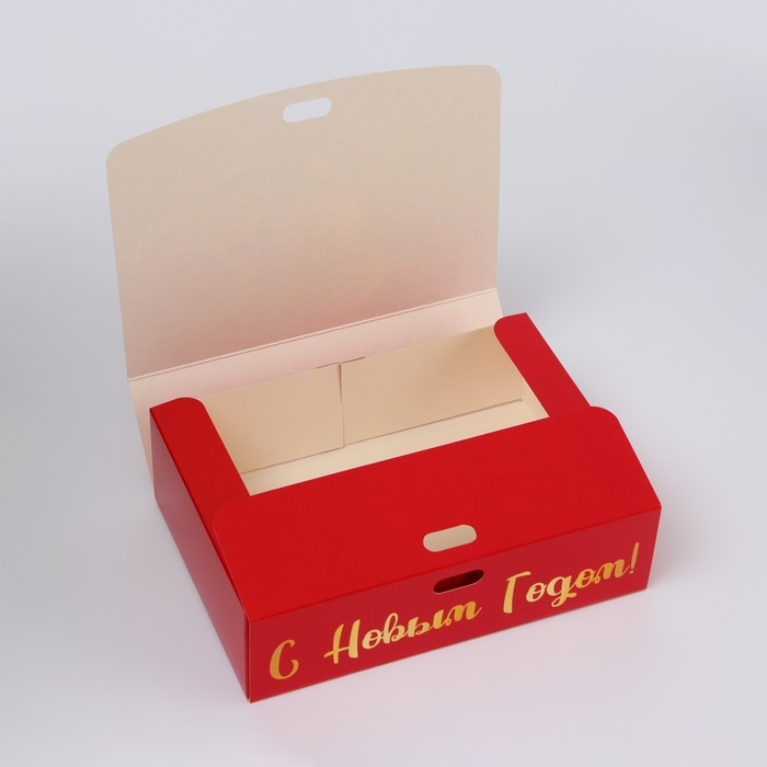 Новый год. Коробка подарочная новогодняя складная, упаковка, «С Новым Годом», 16 × 12 × 5 см. Новый год. Коробка подарочная новогодняя складная, упаковка, «С Новым Годом», 16 × 12 × 5 см.