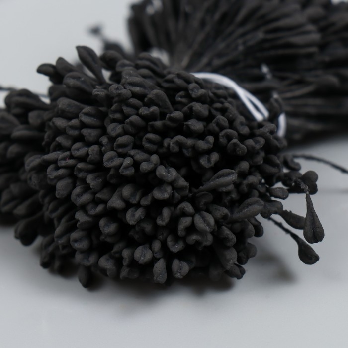 Тычинки для цветов Тычинки для цветов "Чёрный" набор 360 шт длина 6 см