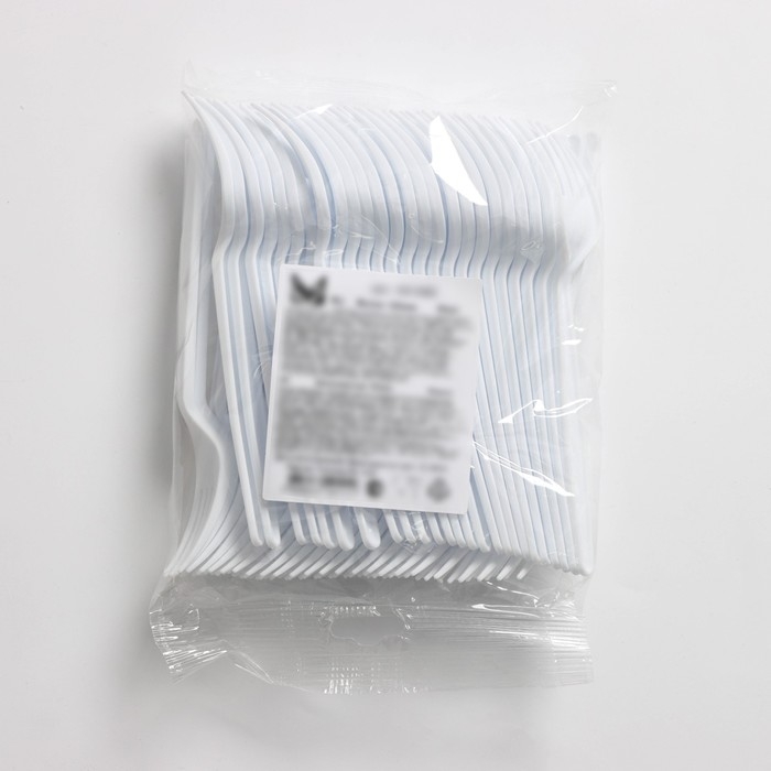 Вилка одноразовая Nature, 15,8 см, из кукурузного крахмала, цвет белый, микс Вилка одноразовая Nature, 15,8 см, из кукурузного крахмала, цвет белый, микс