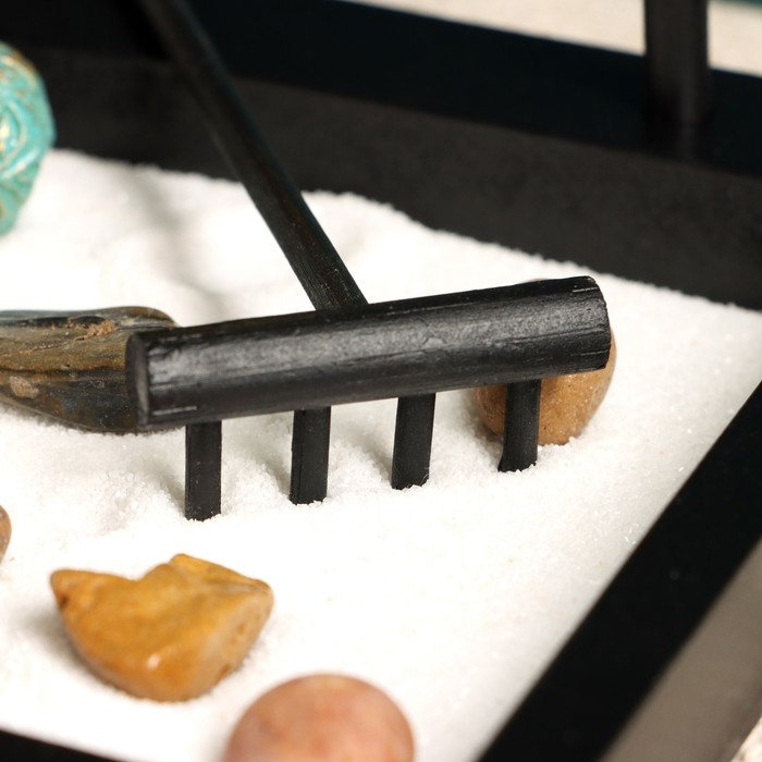 Сад камней с колокольчиком  Сад камней с колокольчиком "Минори" 15х15х14см