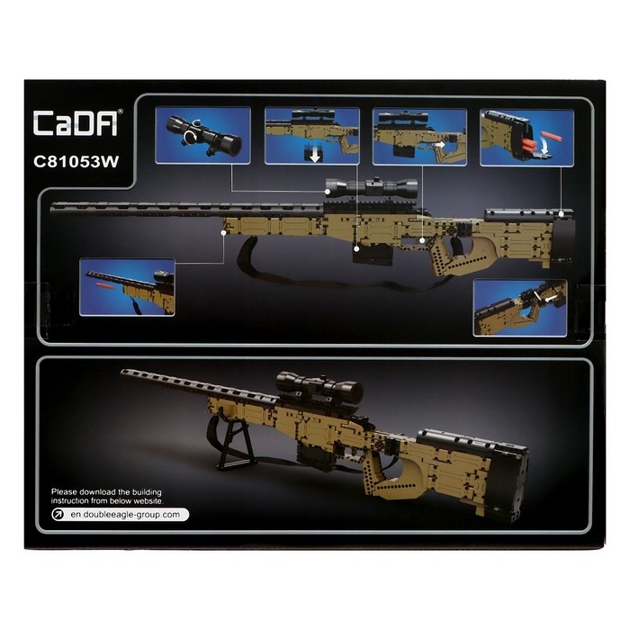 Конструктор техно «Снайперская винтовка», стреляет, 978 деталей Конструктор техно «Снайперская винтовка», стреляет, 978 деталей