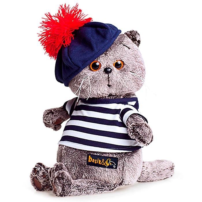 Мягкая игрушка &laquo;Басик в тельняшке и берете&raquo;, 25 см