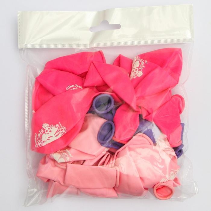 Шар воздушный Шар воздушный "С Днем рождения!", 12 дюйм, латексный, 25 штук, Холодное сердце