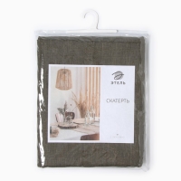 Скатерть Этель Linen collection green 145х110см, 100%лён 265 г/м2