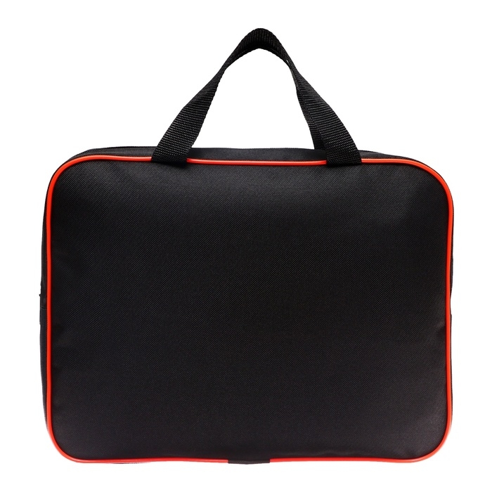 Папка для труда А4 на молнии текстиль 70мм 350 х 270 унив, черная/оранжевый «1 сентября» Папка для труда А4 на молнии текстиль 70мм 350 х 270 унив, черная/оранжевый «1 сентября»