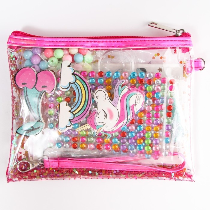 Набор для творчества «Набор красоты. Минни Маус», с прядями, тату, стразами, в сумочке Набор для творчества «Набор красоты. Минни Маус», с прядями, тату, стразами, в сумочке