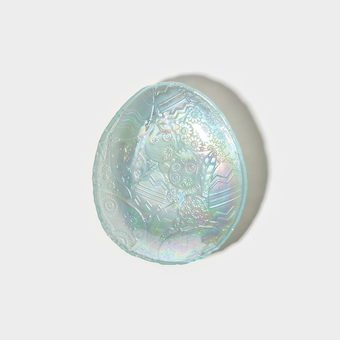 Блюдо стеклянное пасхальное, d=17 см Блюдо стеклянное пасхальное, d=17 см