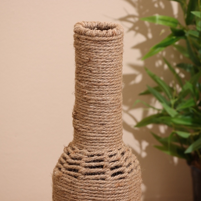 Ваза плетёная, напольная 15х15х60 см Ваза плетёная, напольная 15х15х60 см