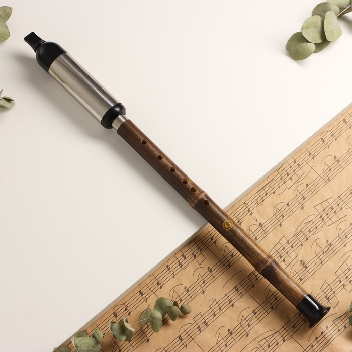 Флейта Music Life 52 см, с узорами, тональность G, бамбук, разборная Флейта Music Life 52 см, с узорами, тональность G, бамбук, разборная