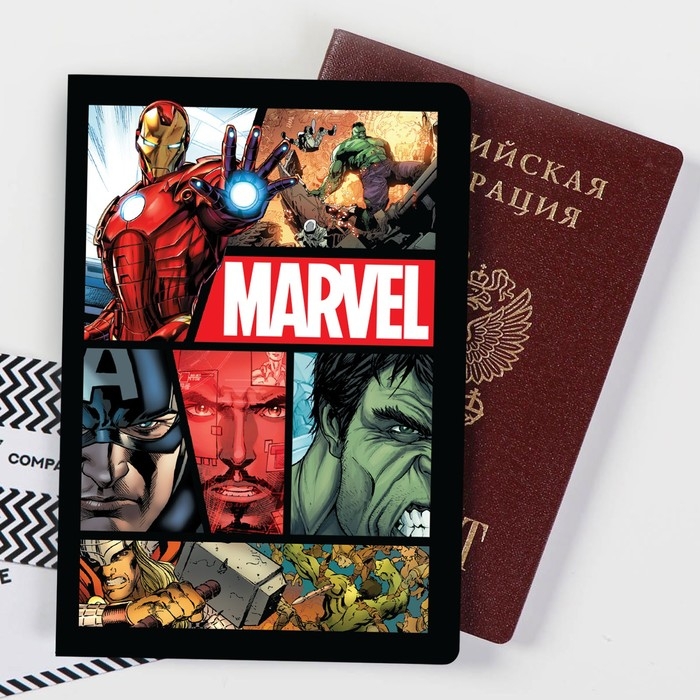Паспортная обложка, Мстители Паспортная обложка, Мстители