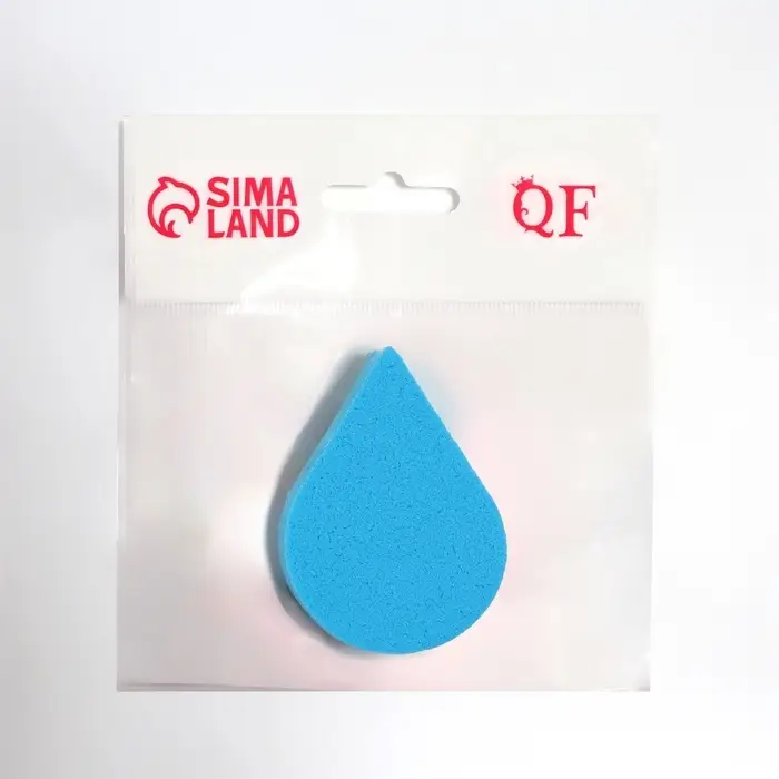 Спонж для макияжа «Плоская капля», 6×4.5 см, МИКС Спонж для макияжа «Плоская капля», 6×4.5 см, МИКС
