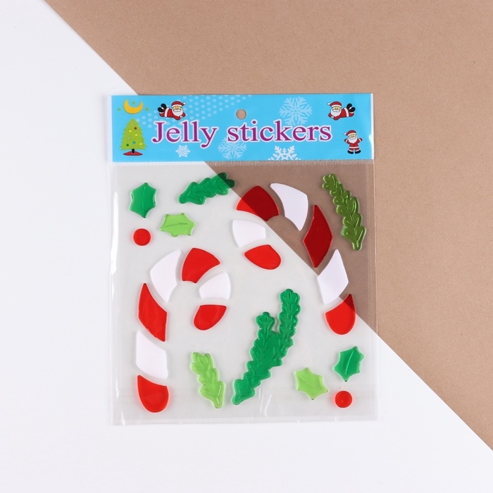 Наклейки на окна Наклейки на окна "Новогодние" трости, 20 х 20 см