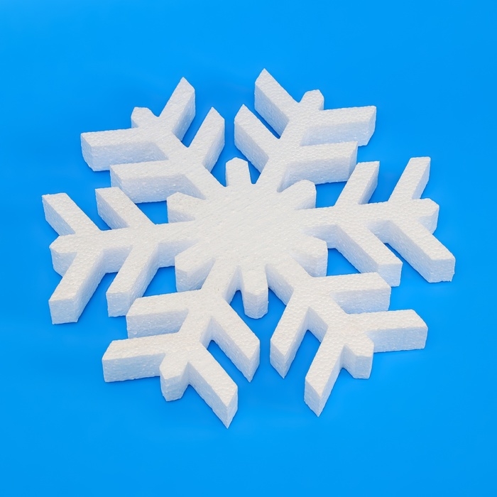 Форма из пенопласта Форма из пенопласта "Снежинка" 29 х 29 х 3 см