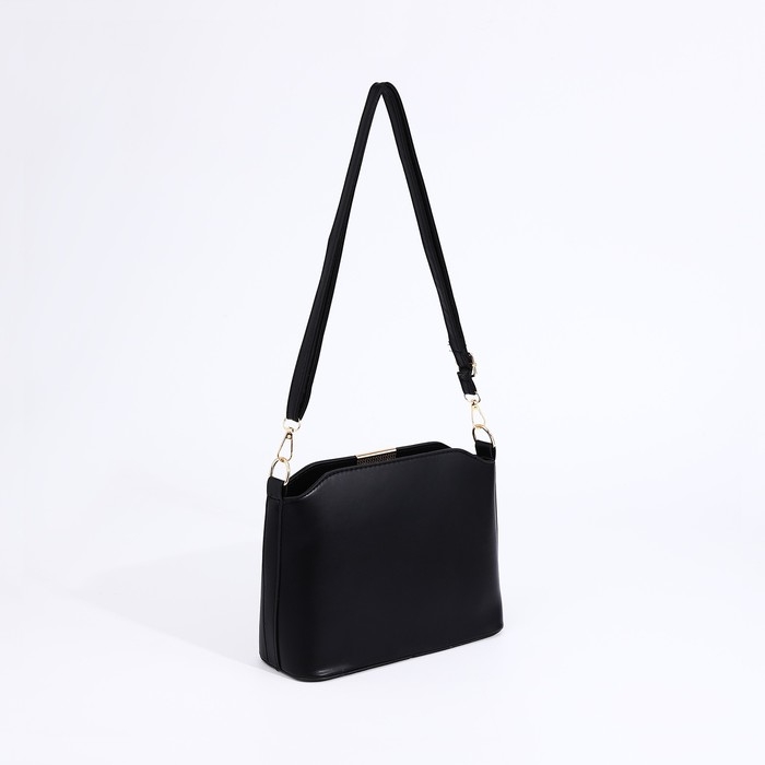 Сумка кросс-боди на молнии, цвет чёрный Сумка кросс-боди на молнии, цвет чёрный