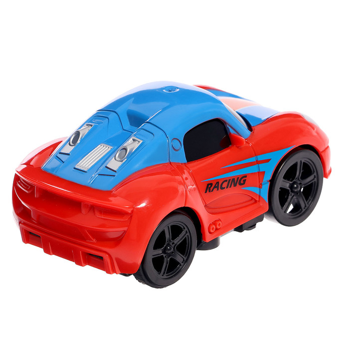 Автотрек железная дорога &laquo;Большое путешествие&raquo;, с машинкой и поездом, перекресток, светофор